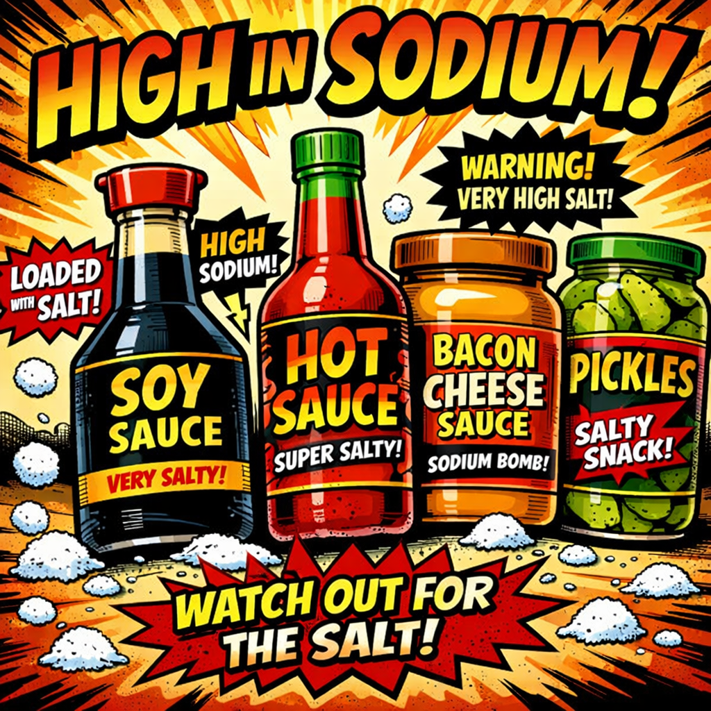 6 Sauces with the Most Sodium