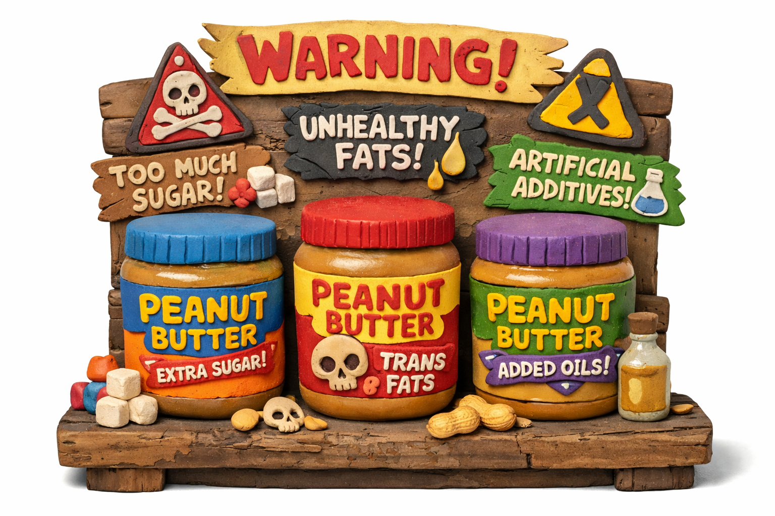5 Peanut Butter Brands You Should Never Eat