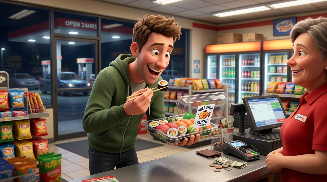 6 Gas Stations With The Best Quality Sushi